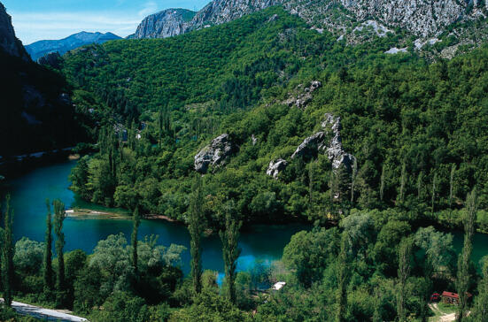 Kaňon rieky Cetiny